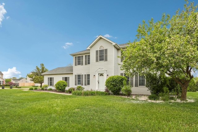 24434 88th St, Salem, WI 53168 - colonial house with a front lawn and a shingled roof