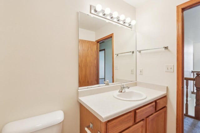24434 88th St, Salem, WI 53168 - bathroom with toilet and vanity