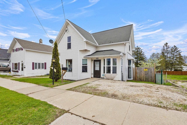 254 Mill St, Algoma, WI 54201 - view of front of home with a shingled roof