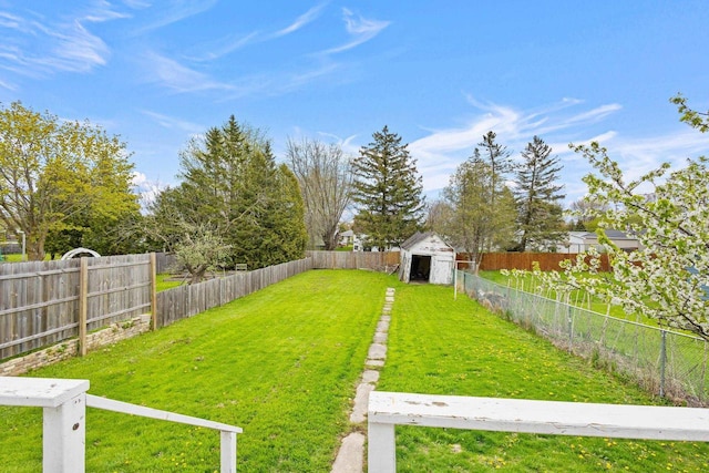 254 Mill St, Algoma, WI 54201 - view of yard with an outbuilding