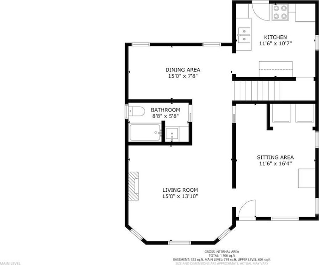254 Mill St, Algoma, WI 54201 - floor plan / room layout