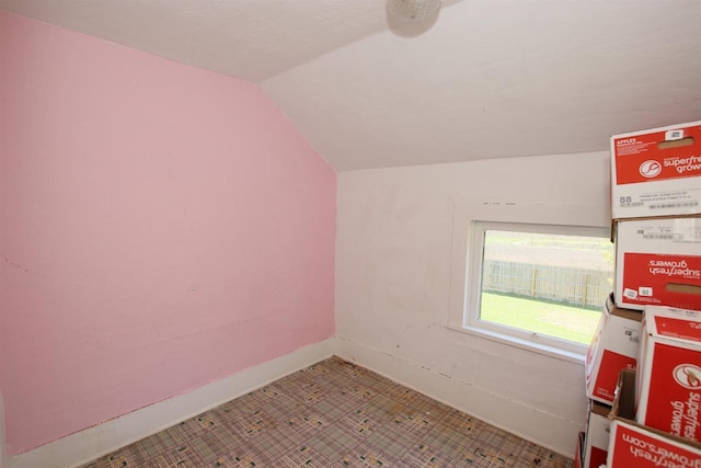 W1796 Puddlefort St, Mount Calvary, WI 53057 - bonus room featuring lofted ceiling