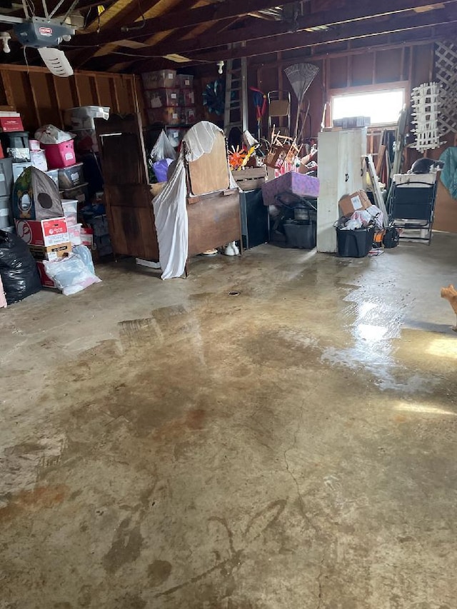 W1796 Puddlefort St, Mount Calvary, WI 53057 - view of garage