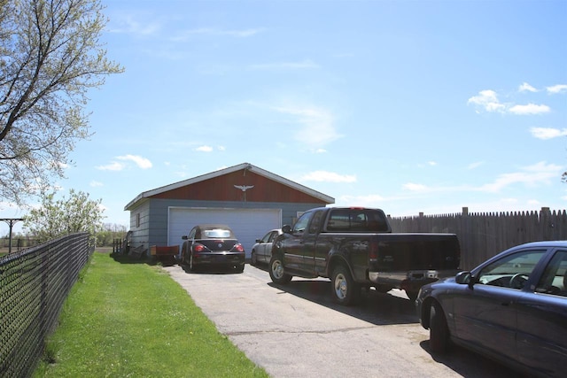 W1796 Puddlefort St, Mount Calvary, WI 53057 - view of detached garage