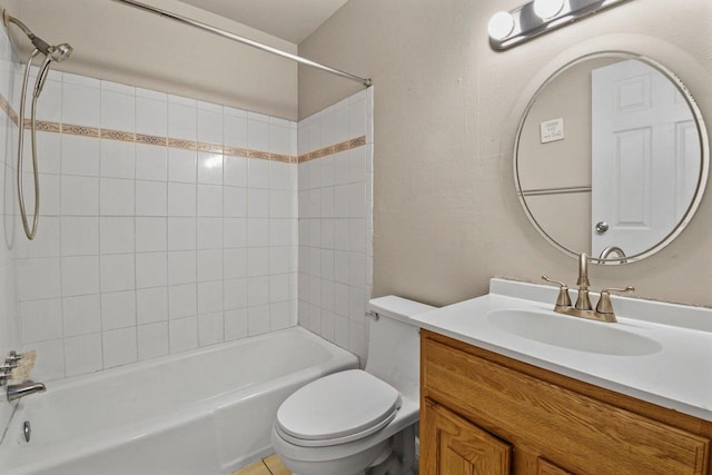227 E Bluff, Madison, WI 53704 - full bathroom with vanity, bathing tub / shower combination, and toilet