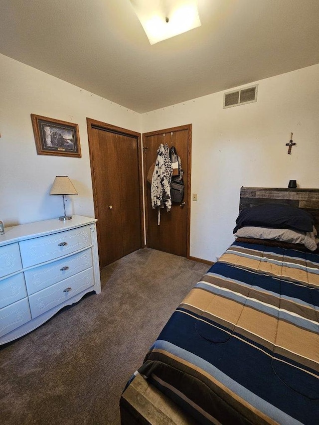 400 Old Indian Trl, Deforest, WI 53532 - bedroom featuring dark colored carpet and a closet
