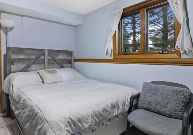 400 Old Indian Trl, Deforest, WI 53532 - bedroom with wood finished floors