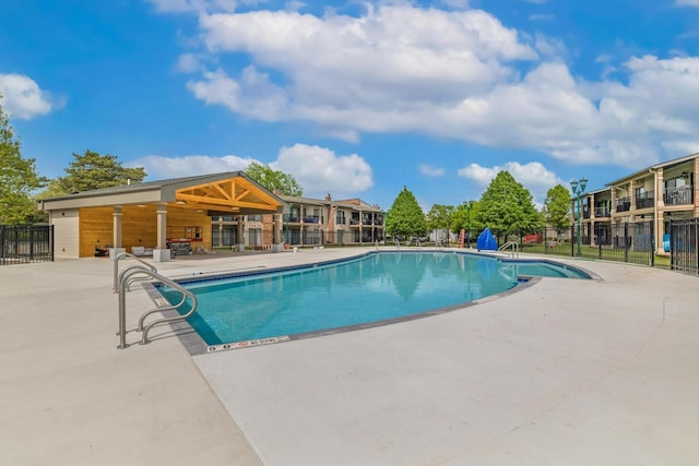 18 Abbey Villas Cir Unit G, Fontana, WI 53125 - community pool with a patio area