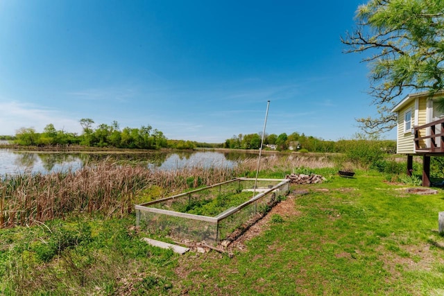 W6641 N Lakeshore Dr, Elkhorn, WI 53121 - view of yard with a water view