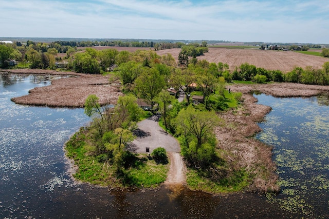 W6641 N Lakeshore Dr, Elkhorn, WI 53121 - drone / aerial view of a nearby body of water