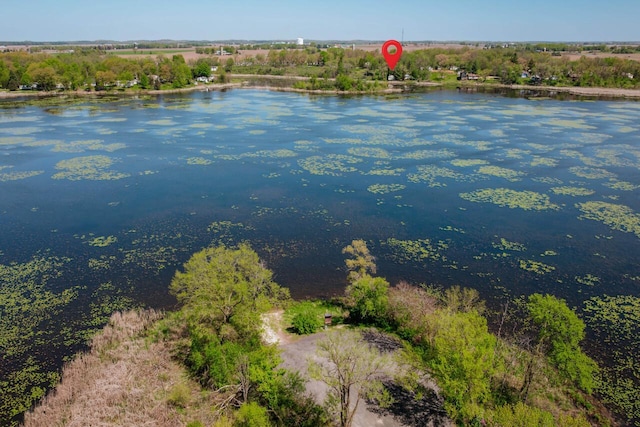 W6641 N Lakeshore Dr, Elkhorn, WI 53121 - drone / aerial view of a large body of water