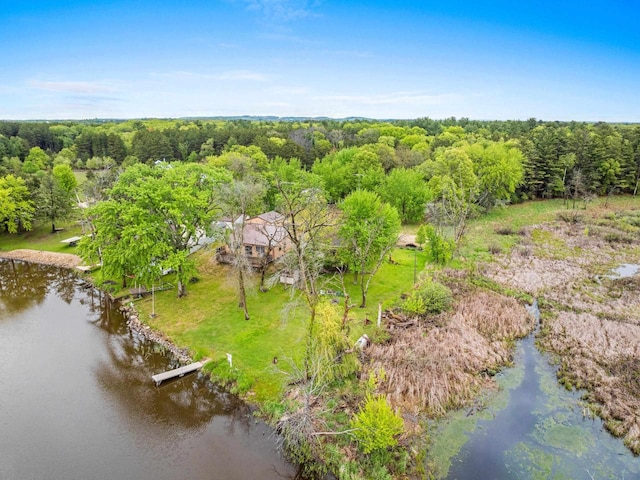 N5101 Lueck Ln, Princeton, WI 54968 - view of subject property featuring a nearby body of water and a forest