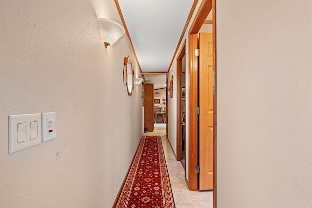 N5101 Lueck Ln, Princeton, WI 54968 - hallway with light tile patterned flooring