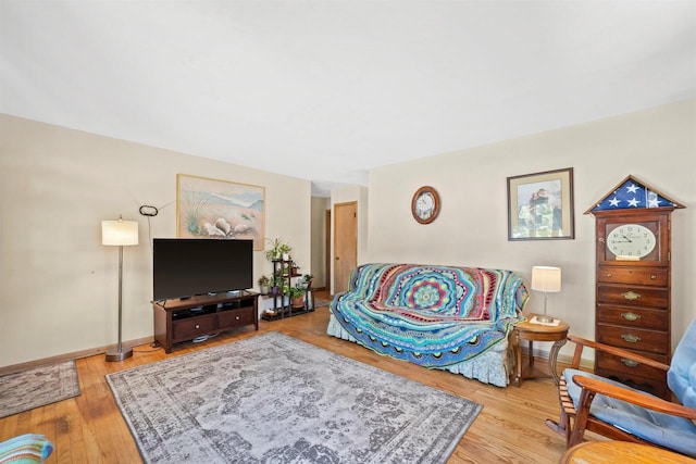 2804 S 64th St, Milwaukee, WI 53219 - living room with wood finished floors and baseboards