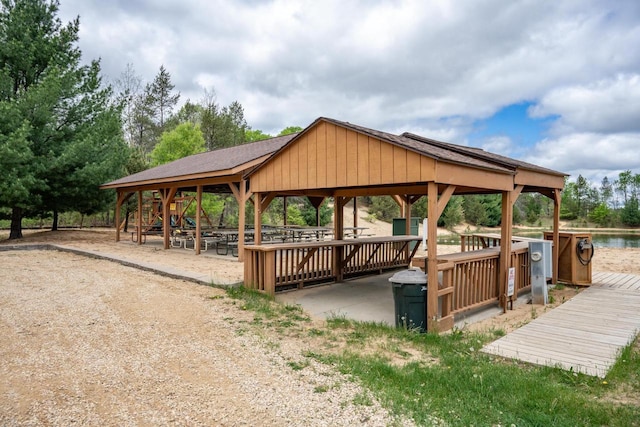 N8378 Timber Trl, New Lisbon, WI 53950 - view of home's community with a gazebo