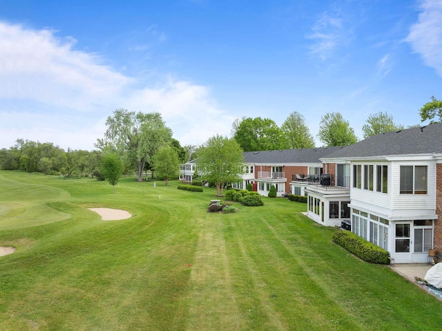 348 County Road B 8, Fontana, WI 53125 - view of grassy yard with view of golf course