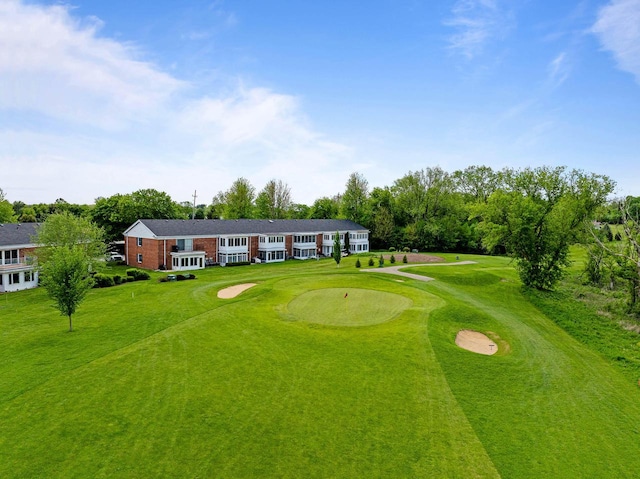 348 County Road B 8, Fontana, WI 53125 - view of property's community featuring a lawn, golf course view, and view of scattered trees