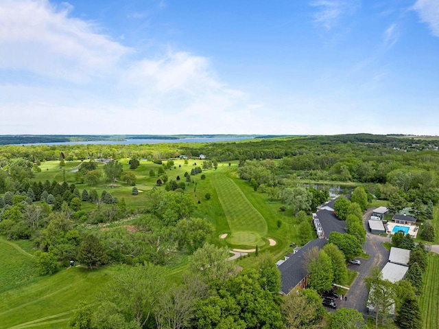 348 County Road B 8, Fontana, WI 53125 - view of property location featuring a nearby body of water, a heavily wooded area, and a local golf course