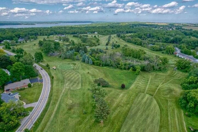 348 County Road B 8, Fontana, WI 53125 - aerial view of property and surrounding area featuring a nearby body of water