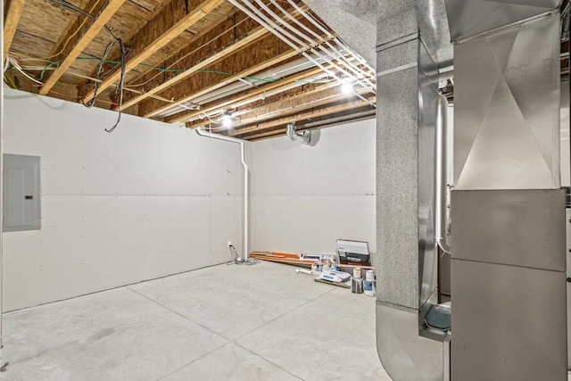 28 Sienna Hills Cir, Mount Horeb, WI 53572 - unfinished basement with electric panel
