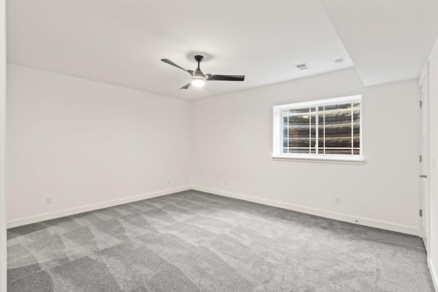 28 Sienna Hills Cir, Mount Horeb, WI 53572 - carpeted empty room featuring ceiling fan and baseboards