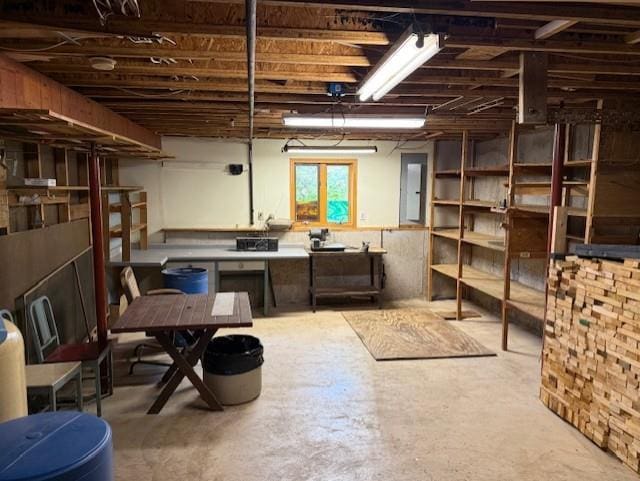 3108 Hawks Haven Trl, Deforest, WI 53532 - below grade area with electric panel