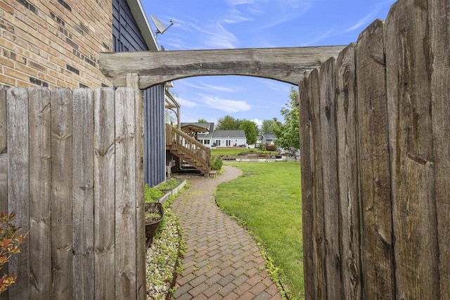 2104 Hazel St, Oshkosh, WI 54901 - view of green lawn featuring stairs