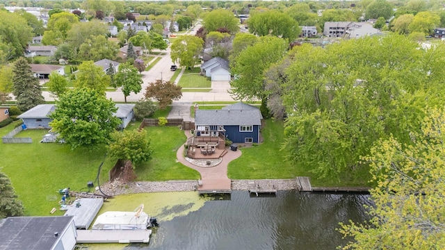 2104 Hazel St, Oshkosh, WI 54901 - aerial view of residential area featuring a large body of water