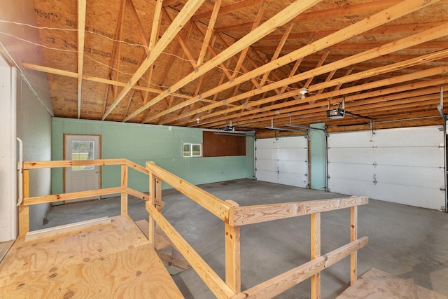 11253 State Highway 71, Sparta, WI 54656 - garage featuring a garage door opener