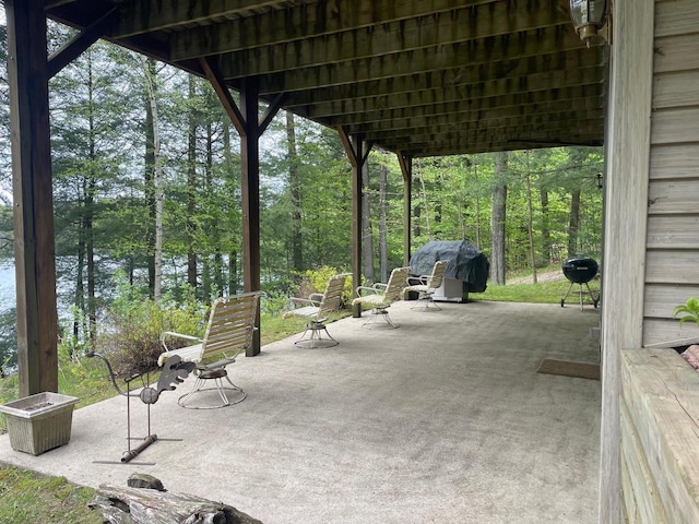17235 Little Archibald Rd, Townsend, WI 54175 - view of patio / terrace featuring grilling area