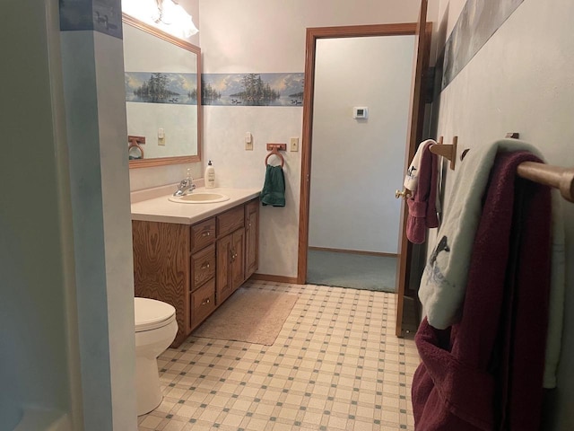17235 Little Archibald Rd, Townsend, WI 54175 - bathroom featuring vanity and toilet