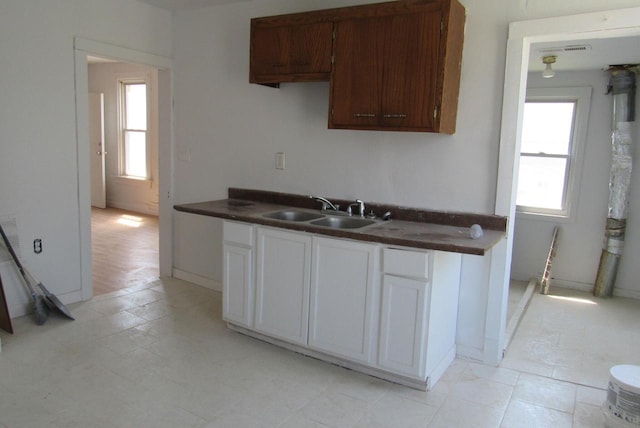 1817 N 22nd St Unit 1819, Milwaukee, WI 53205 - kitchen featuring a sink and dark countertops