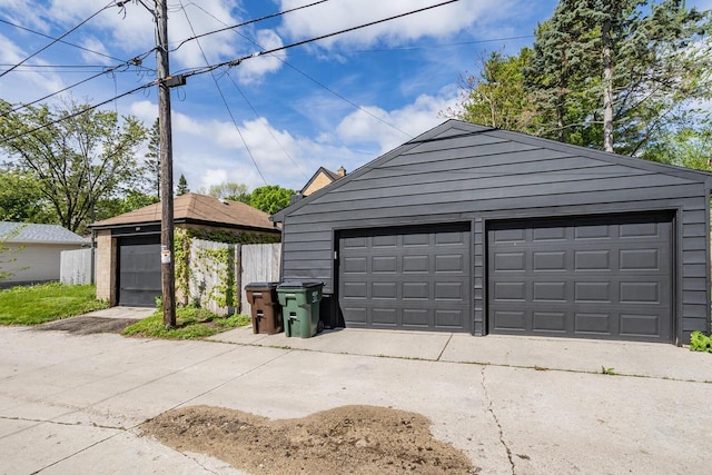4892 N Mohawk Ave, Glendale, WI 53217 - view of detached garage