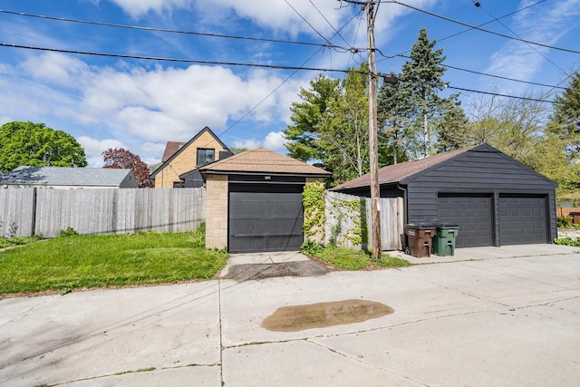 4892 N Mohawk Ave, Glendale, WI 53217 - view of detached garage