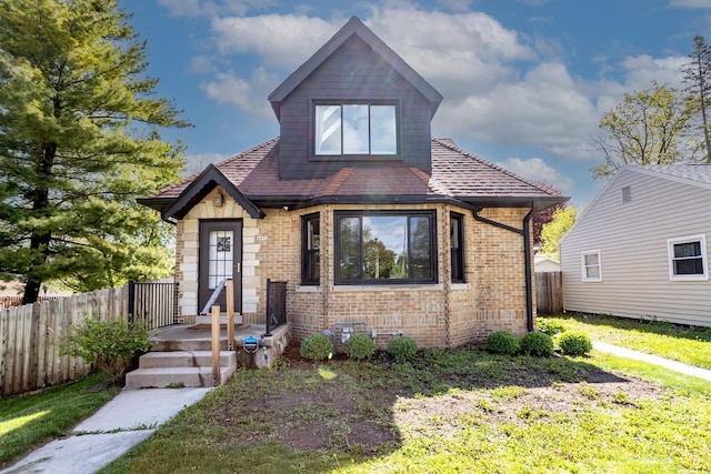 4892 N Mohawk Ave, Glendale, WI 53217 - view of front facade with brick siding