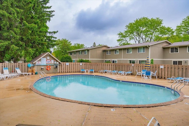 3514 Valley Ridge Rd, Middleton, WI 53562 - community pool featuring a patio area