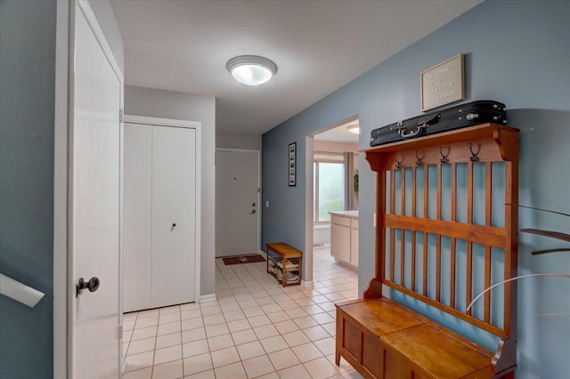3514 Valley Ridge Rd, Middleton, WI 53562 - foyer entrance featuring light tile patterned floors and baseboards