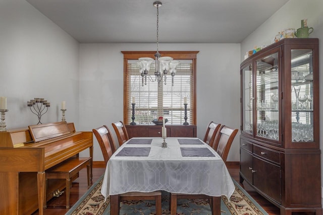 141 Cavil Way, De Pere, WI 54115 - dining space with a chandelier and wood finished floors