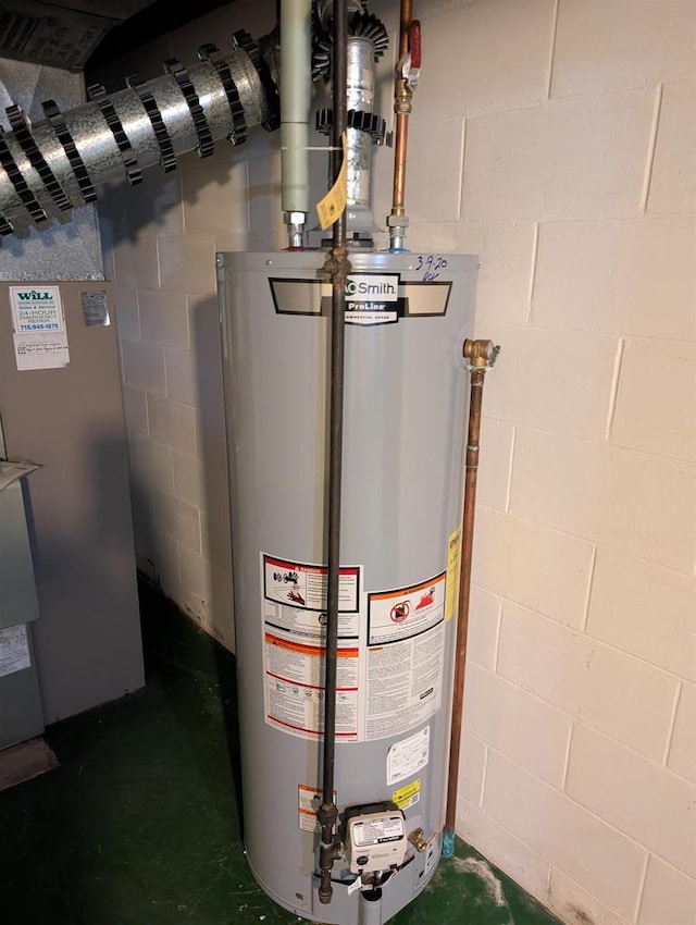 1741 Heuss Ave, Weston, WI 54476 - utilities with water heater