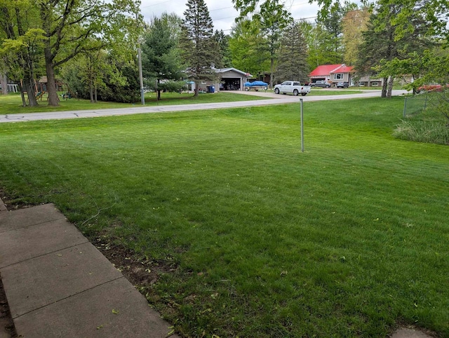 1741 Heuss Ave, Weston, WI 54476 - view of green lawn featuring driveway