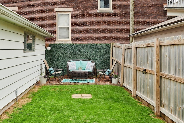 1605 E Webster Pl, Milwaukee, WI 53211 - view of yard with an outdoor hangout area and a patio area