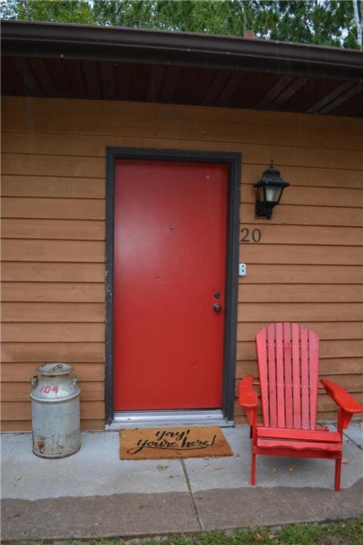 15326 W Birch Point Rd, Hayward, WI 54843 - view of property entrance