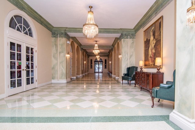 1028 E Juneau Ave Unit 204-206, Milwaukee, WI 53202 - common area with ornamental molding