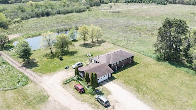 E4347 E Gate Dr, Waupaca, WI 54981 - overview of rural landscape with a large body of water