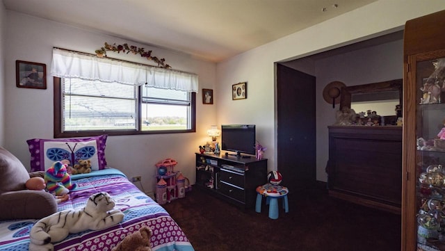 E4347 E Gate Dr, Waupaca, WI 54981 - bedroom with dark carpet