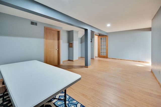 69 Ponwood Cir, Madison, WI 53717 - interior space featuring light wood finished floors, baseboards, and recessed lighting