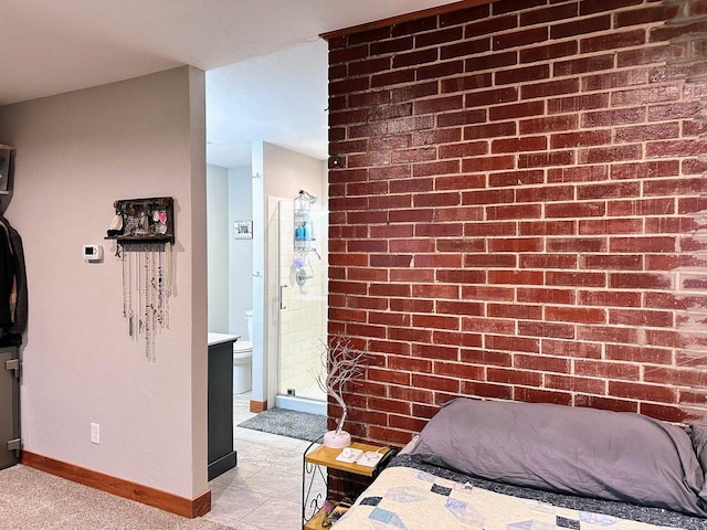 11691 County Road P, Bagley, WI 53801 - bedroom featuring baseboards and ensuite bathroom