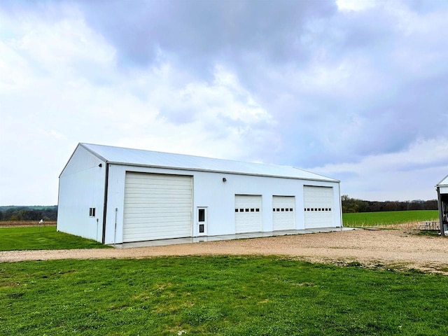 11691 County Road P, Bagley, WI 53801 - view of detached garage