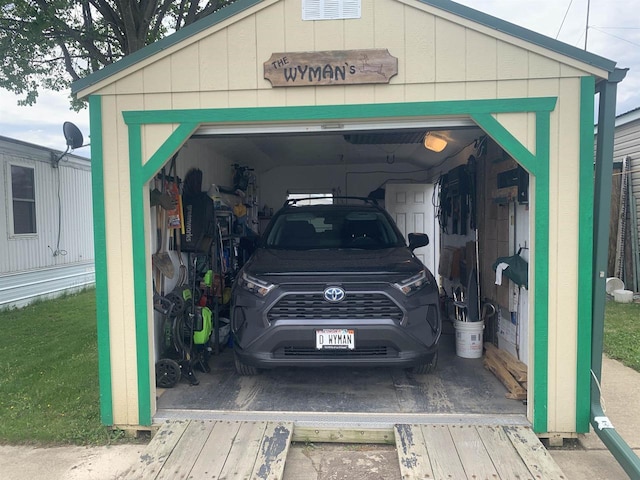 39 Douglas St, Westby, WI 54667 - view of detached garage