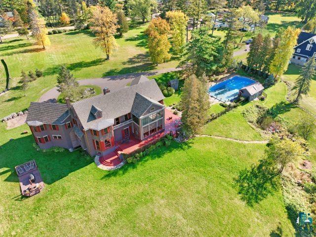 933 Nebraska Row, La Pointe, WI 54850 - view from above of property